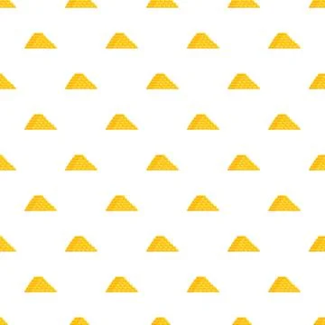 Gold bars stack seamless pattern background Stock Illustration