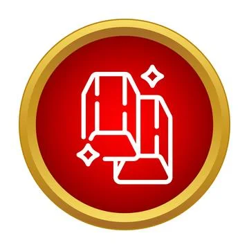 Gold bars stack symbolizing wealth and investment Stock Illustration
