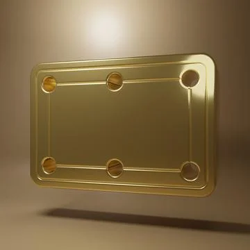 Gold Billiard table icon isolated on brown background. Pool table. Minimali.. Illustrazione stock