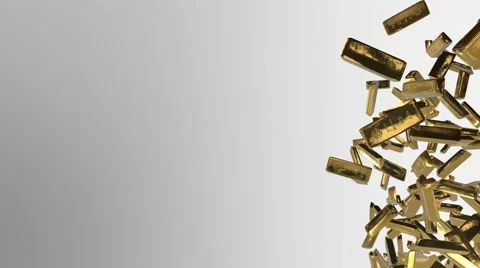 Gold billions Backgrounds with matte Stock-Footage 63229860