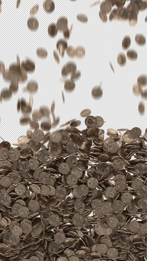 Gold Bitcoin 2 Motion Blur Stock Footage 167283077