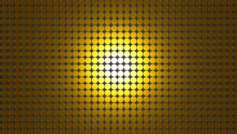 Gold Bitcoin. Blockchain technology. Mining of crypto-currencies. Stock Illustration