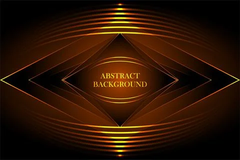 Gold black abstract background geometry shine and layer elements for 스톡 일러스트