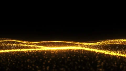 Gold Black Background Video stock 299736230