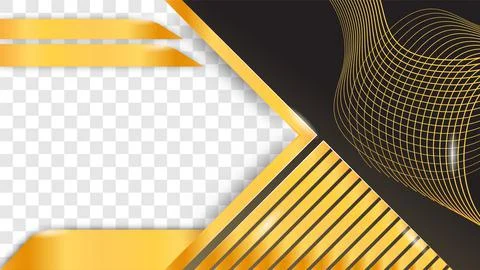 Gold Black Background Stock Illustration