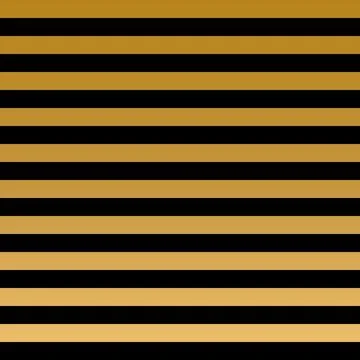 Gold black stripes seamless pattern.  Vector illustration. Stock Illustration