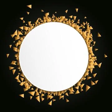 Gold blank celebration background 库存插图