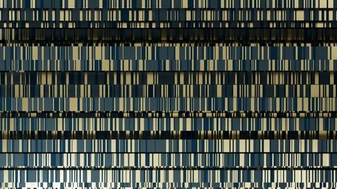 Gold Blue Geometric Data Grid 스톡 일러스트