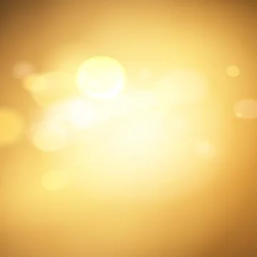 Gold bokeh background Stock Illustration