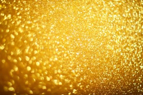 Gold bokeh background Stock Photos