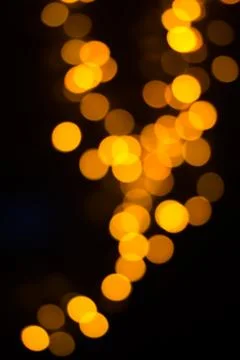 Gold bokeh background Stock Photos
