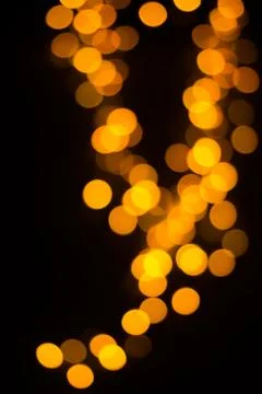 Gold bokeh background Stock Photos