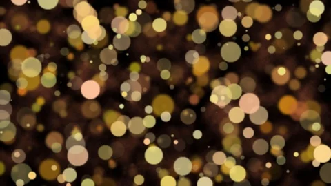 Gold Bokeh Effect Stock Footage 98490134