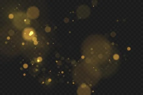 Gold bokeh Stock Illustration