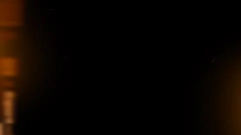 Gold Bokeh Lights Floating on Black Background Animation Clip 4K 库存影片 333832984