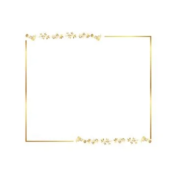 Gold Border Certificate Border free design Golden Warm 스톡 일러스트