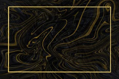 Gold border line marble pattern and luxury interior wall tile and floor Stock Photos