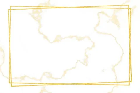 Gold border white marble pattern and luxury interior wall tile and floor Stock Photos