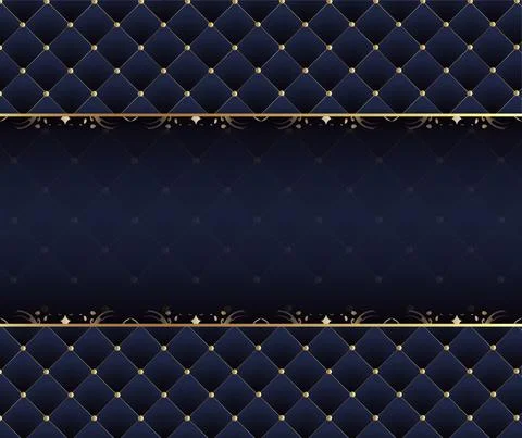 Gold box design. Design patterns. Place for text. For logo, packaging, luxury Stock Illustration