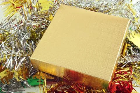 Gold box Stock Photos