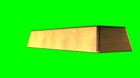 Gold brick animation loop Stock Footage 87260978