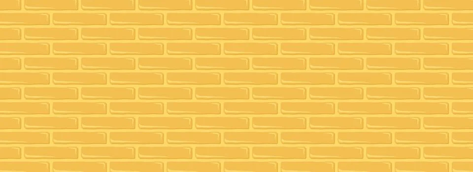 Gold brick wall background, flat vector illustration Stock Illustration