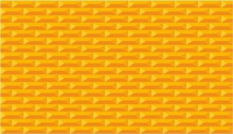 Gold Brick Wall Seamless Vector Pattern or Seamless Vector Background Stockillustratie