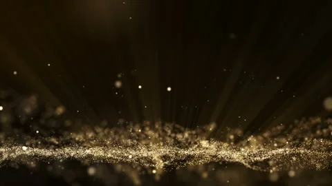 Gold brown abstract animation background with moving and flicker particles. Stock Footage 136526603