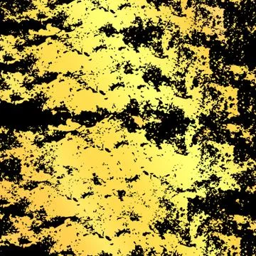 Gold brown vector background, gold center and brown vignette border, abstract Stock Illustration