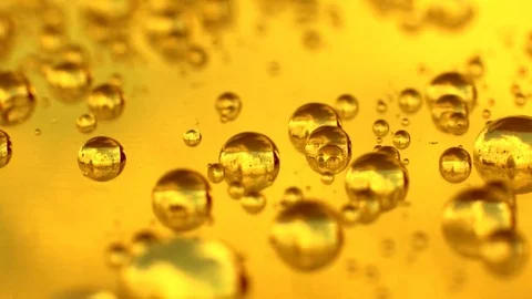 Gold bubbles. Video stock 70953406