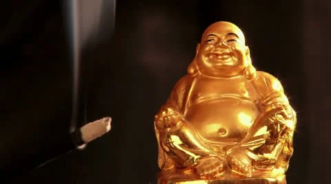 Gold Buddha Vídeo Stock 12365444