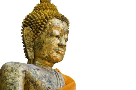 Gold buddha statue Fotos Stock