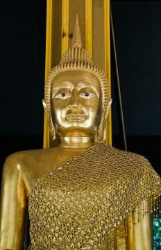 Gold buddha statue Foto stock