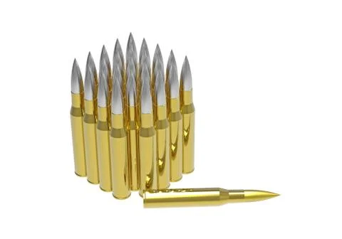 Gold bullet Stock Illustration