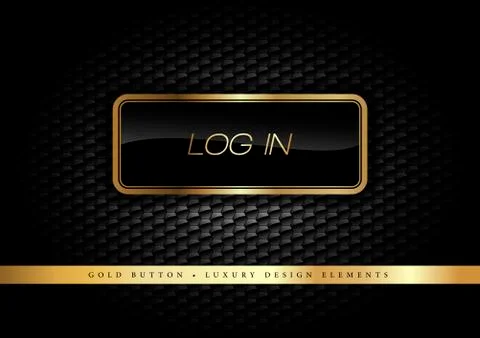 Gold Button Stock Illustration