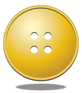 Gold Button Illustrazione stock