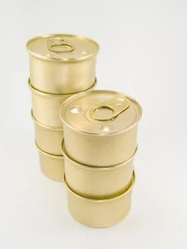Gold Cans Stock Photos