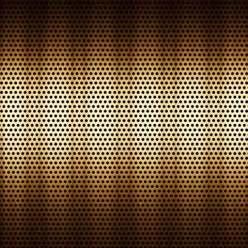 Gold carbon fiber background pattern. 3d rendering イラスト素材