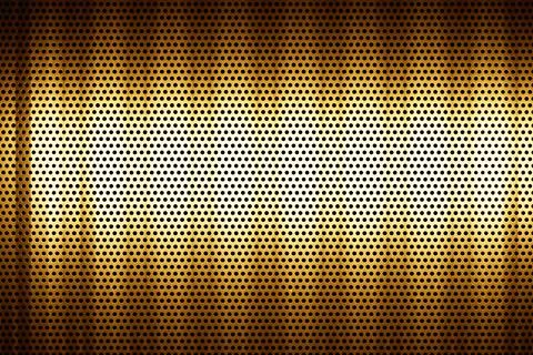 Gold carbon fiber background pattern. 3d rendering イラスト素材