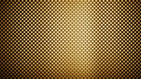 Gold carbon fiber background pattern. 3d rendering Stock Illustration
