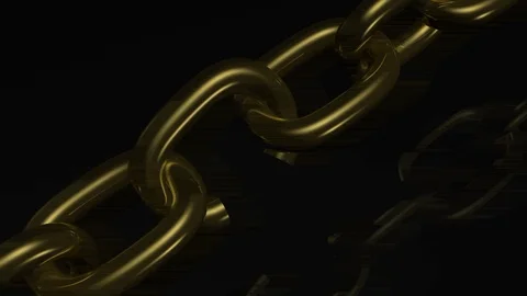 Gold chain Stock Footage 103727732