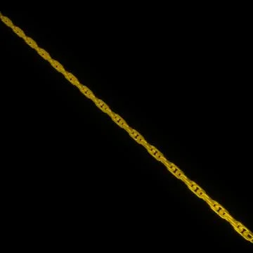 Gold chain Illustrazione stock