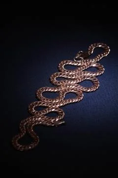 Gold chain Stock Photos