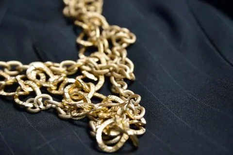 Gold chain Stock Photos