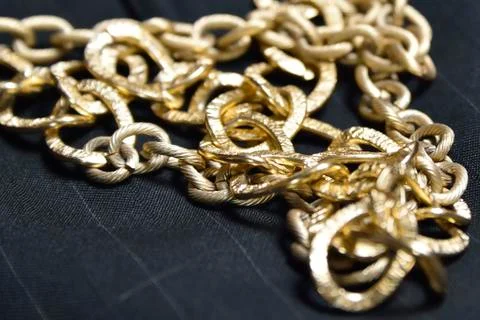 Gold chain Stock Photos