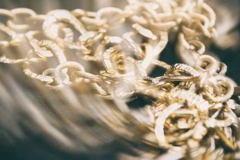 Gold chain Stock Photos