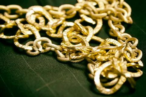 Gold chain Stock Photos