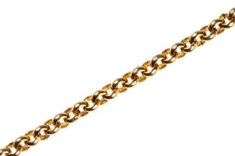 Gold chain Fotos de archivo