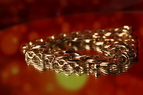 Gold chain Stockfoto's