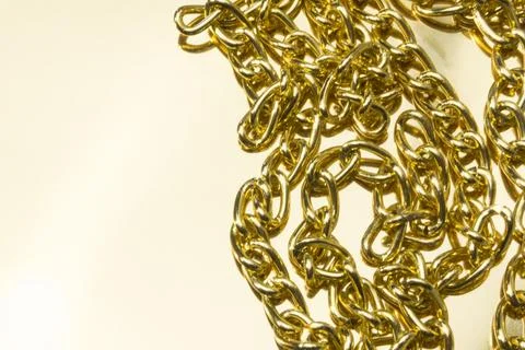 Gold chain Stock Photos